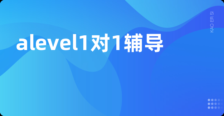alevel1对1辅导