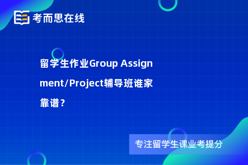 留学生作业Group Assignment/Project辅导班谁家靠谱？