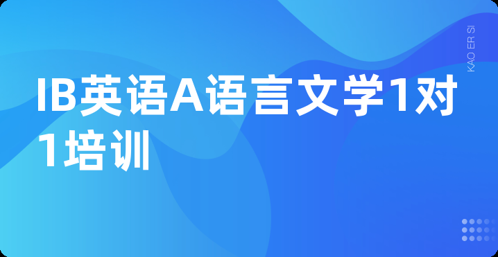 IB英语A语言文学1对1培训