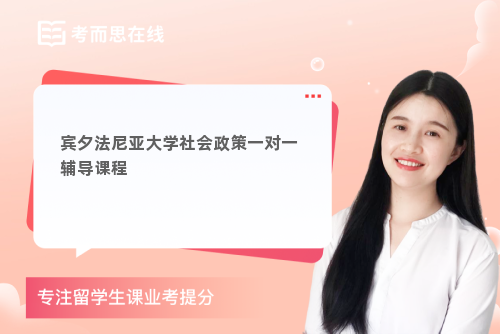 宾夕法尼亚大学社会政策一对一辅导课程