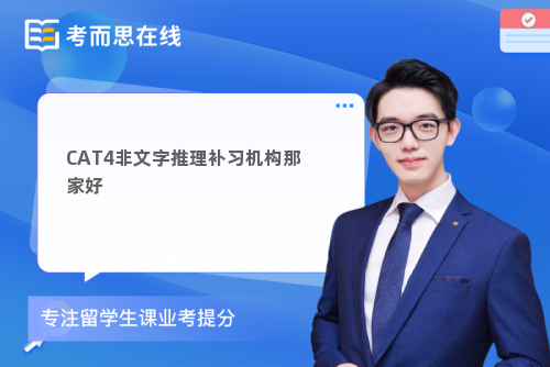 CAT4非文字推理补习机构那家好