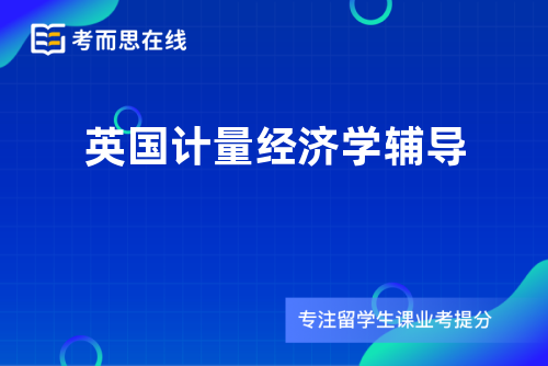 英国计量经济学辅导