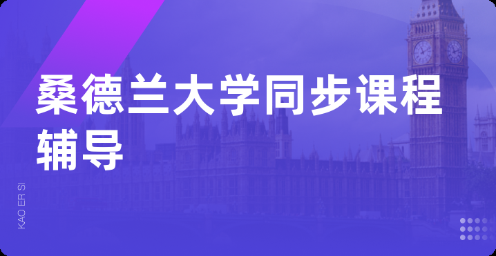 桑德兰大学同步课程辅导
