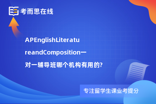 APEnglishLiteratureandComposition一对一辅导班哪个机构有用的?