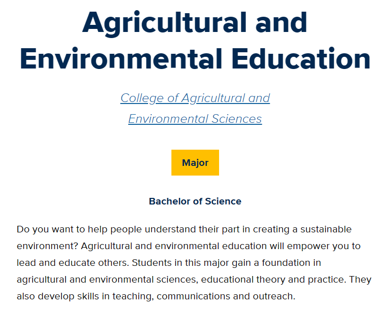 加州大学戴维斯分校农业与环境教育专业如何有效学习?