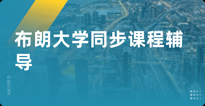 布朗大学同步课程辅导