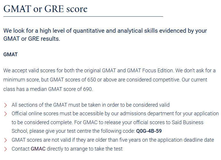 2024年申请牛津大学硕士留学,GMAT或GRE成绩要达到什么要求?