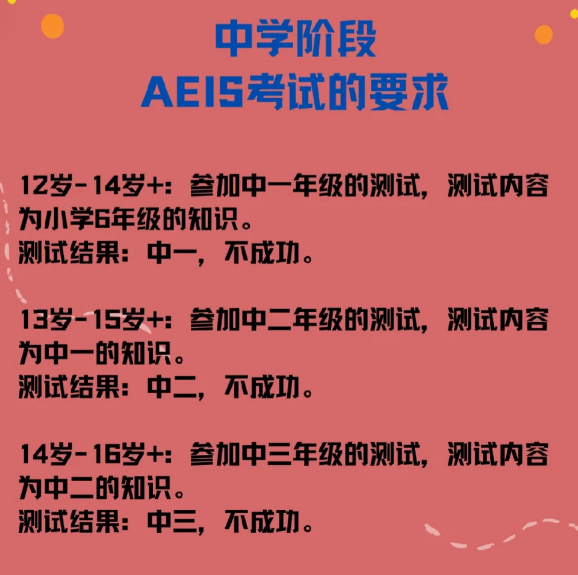 新加坡AEIS考试是什么?全解析来了!
