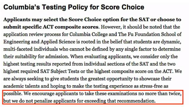 SAT/ACT的考试次数是否有限制？