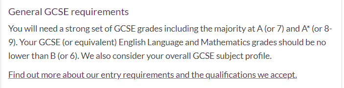 英国大学经济专业要求GCSE几个A*?GCSE成绩要求盘点!