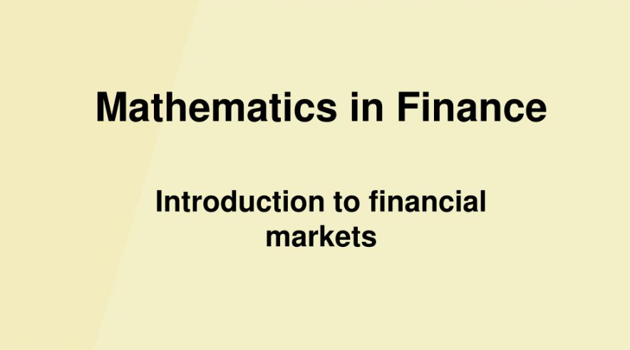 南加州大学数学金融理学硕士课程一对一辅导