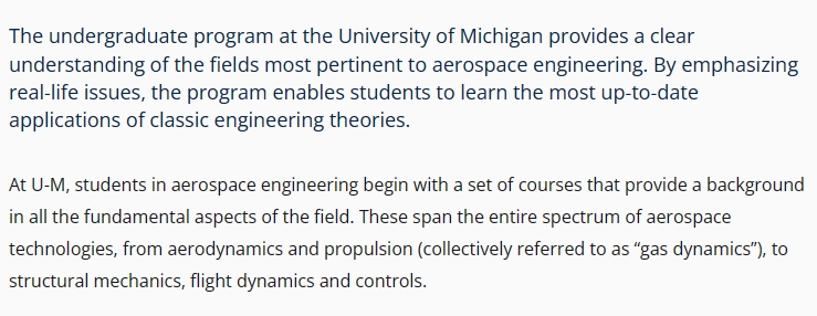 密歇根大学安娜堡分校Aerospace Engineering本科课程听不懂怎么办?