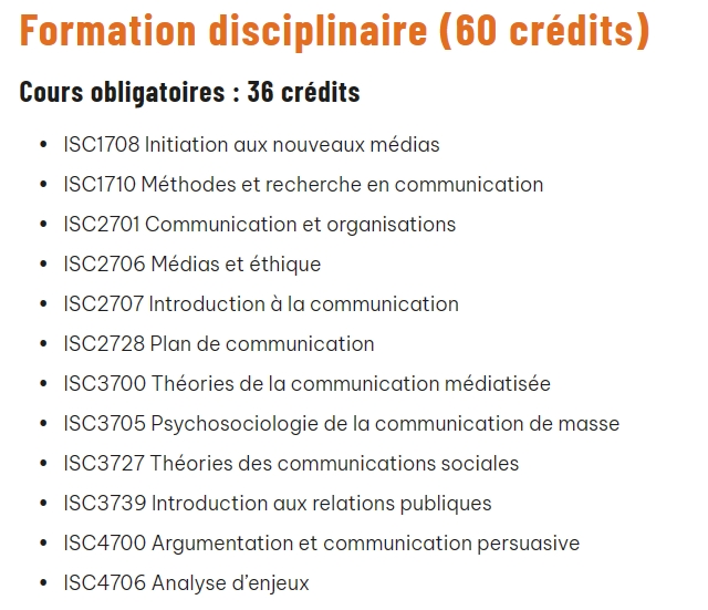 圣保罗大学Communications sociales本科哪些课程需要提前预习?