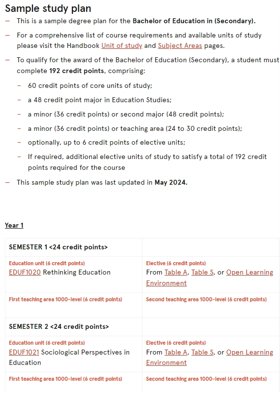 悉尼大学教育学本科专业有哪些?学什么课程?