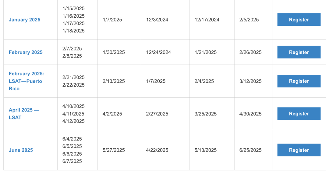 2025下半年lsat考试时间新鲜出炉!(内含美国lsat考试辅导班推荐)