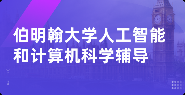 伯明翰大学人工智能和计算机科学辅导