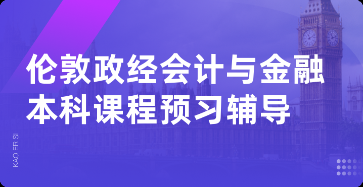 伦敦政经会计与金融本科课程预习辅导