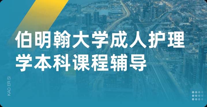 伯明翰大学成人护理学本科课程辅导