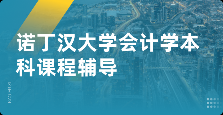 诺丁汉大学会计学本科课程辅导