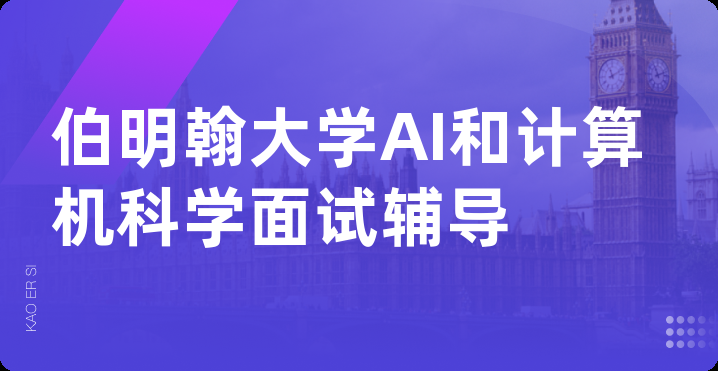 伯明翰大学AI和计算机科学面试辅导
