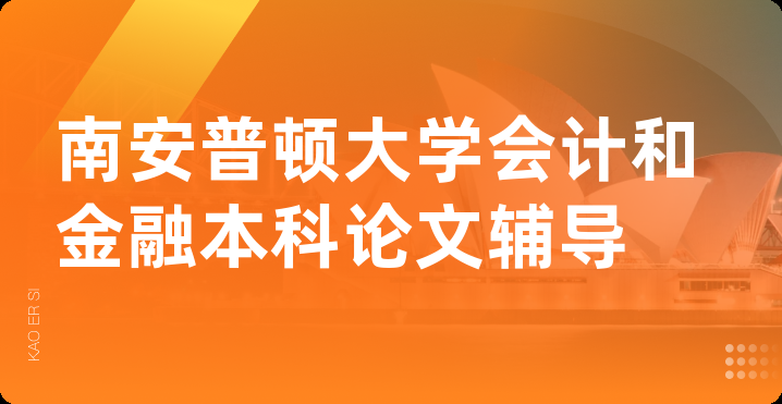 南安普顿大学会计和金融本科论文辅导