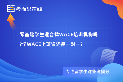 零基础学生适合找WACE培训机构吗?学WACE上班课还是一对一?