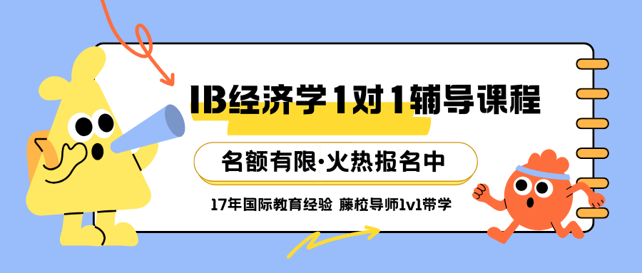 IB经济学1对1辅导，轻松拿捏经济思维！