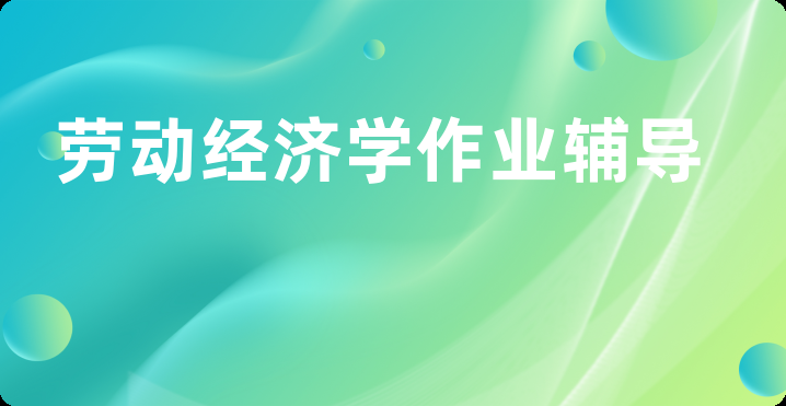 劳动经济学作业辅导