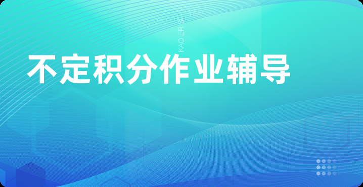 不定积分作业辅导