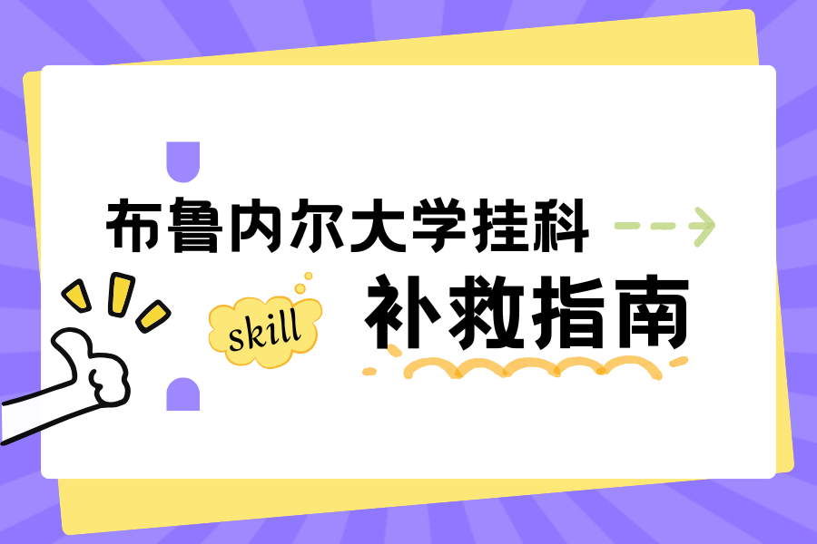 布鲁内尔大学出分挂科补救全指南??