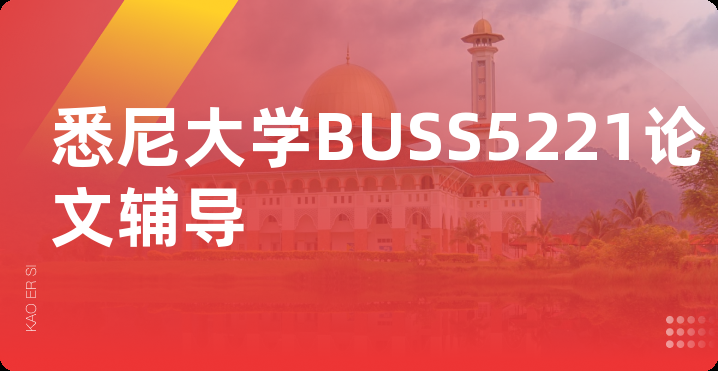 悉尼大学BUSS5221论文辅导