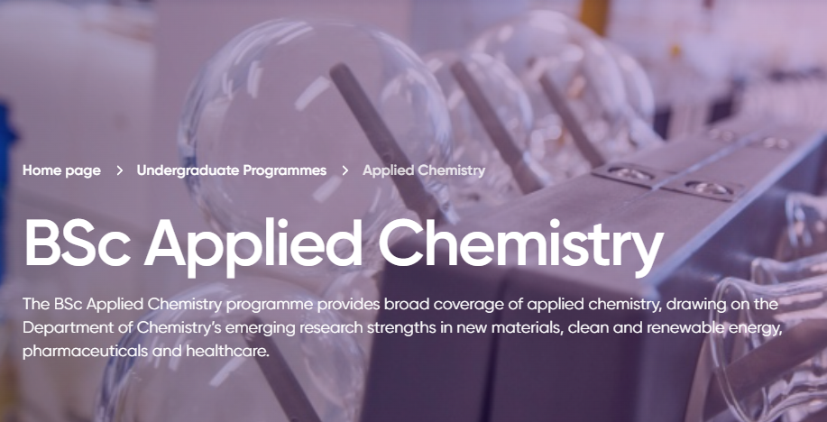 西交利物浦大学应用化学本科四年课程结构包括哪些？