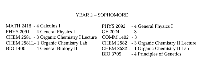 温州肯恩大学生物科学(细胞与分子方向)专业所学课程包括哪些? 温州肯恩大学生物科学(细胞与分子方向)专业所学课程包括哪些?