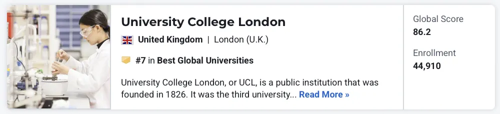 伦敦大学学院好申请吗？UCL申请难度解析！