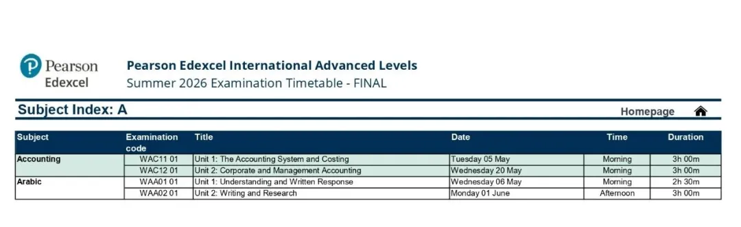 2026年A-level和IGCSE夏季大考考试时间安排出炉！附备考计划！
