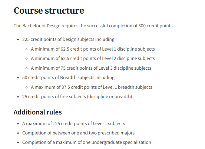 墨尔本大学Bachelor of Design选课指南：选课怎么规划？选修课程有哪些？