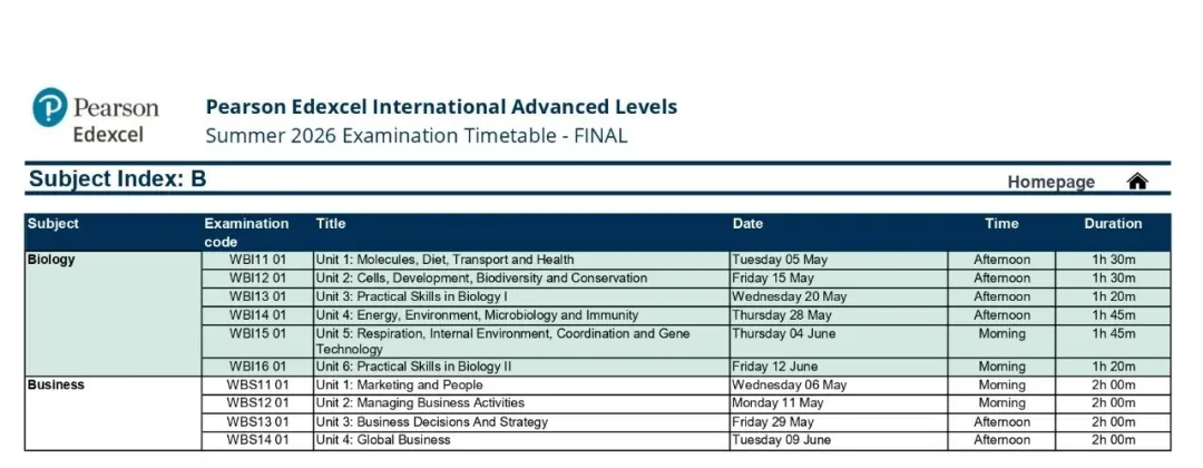 2026年A-level和IGCSE夏季大考考试时间安排出炉！附备考计划！
