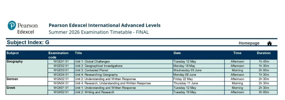 2026年A-level和IGCSE夏季大考考试时间安排出炉！附备考计划！
