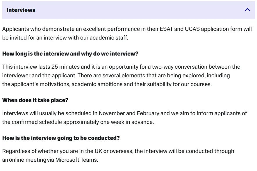 帝国理工学院2026年秋季入学面试时间最新安排+面试要求！