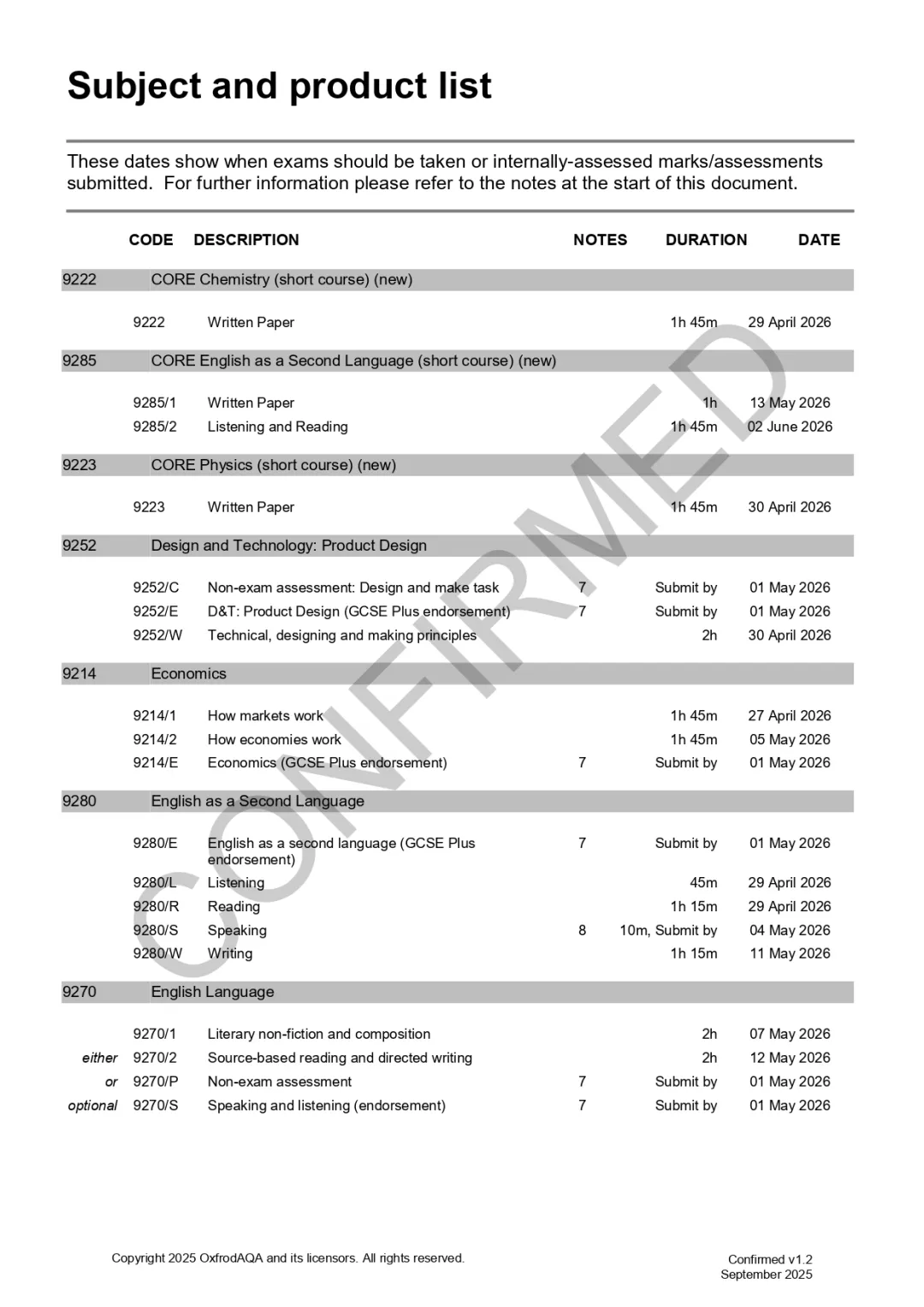 2026年A-level和IGCSE夏季大考考试时间安排出炉！附备考计划！
