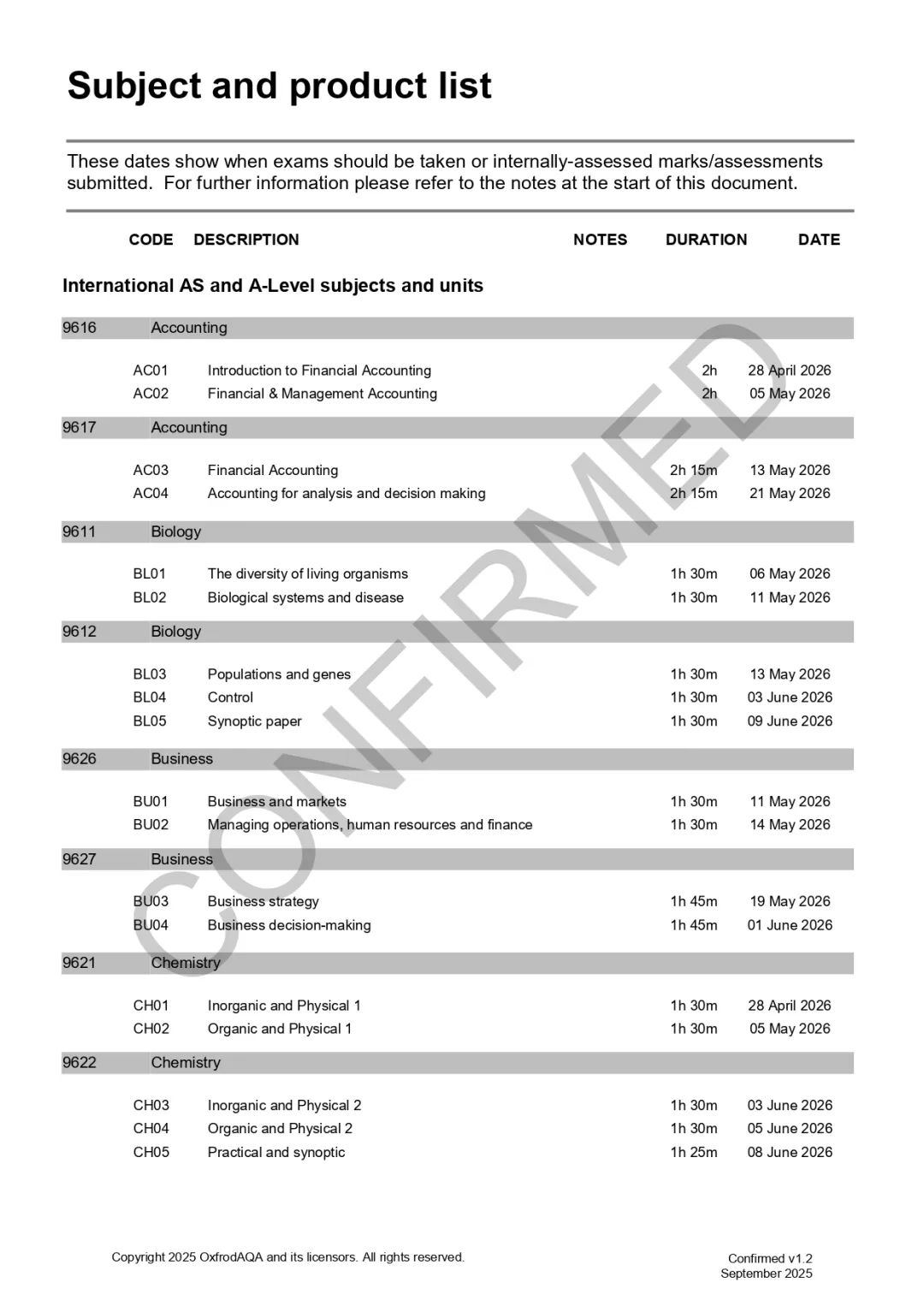2026年A-level和IGCSE夏季大考考试时间安排出炉！附备考计划！
