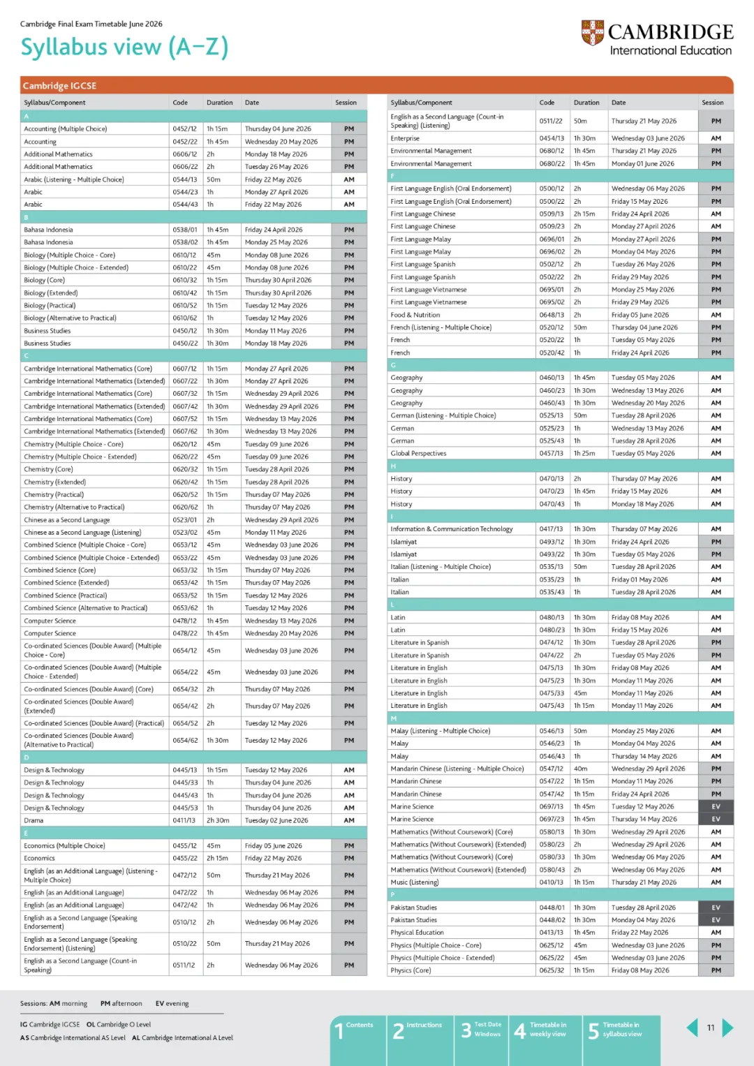 2026年A-level和IGCSE夏季大考考试时间安排出炉！附备考计划！