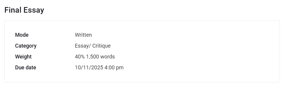 昆士兰大学COMU1120期末论文考核要求与完成技巧