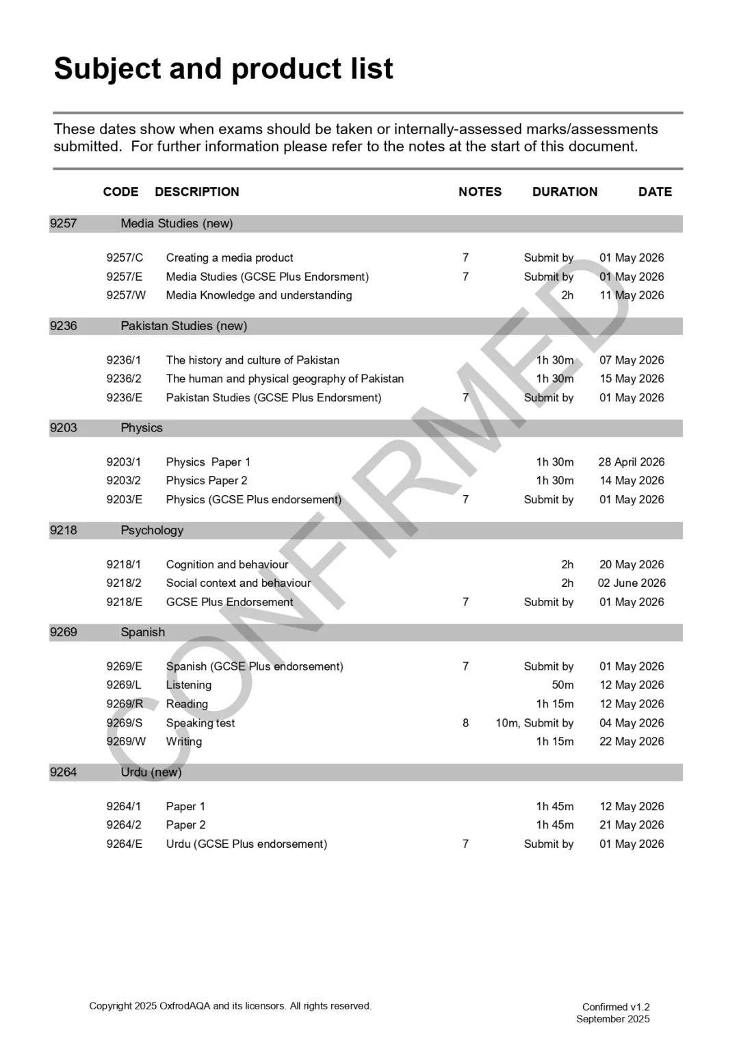 2026年A-level和IGCSE夏季大考考试时间安排出炉！附备考计划！