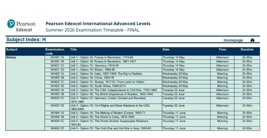 2026年A-level和IGCSE夏季大考考试时间安排出炉！附备考计划！