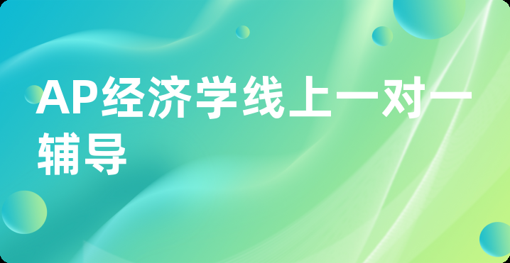 AP经济学线上一对一辅导