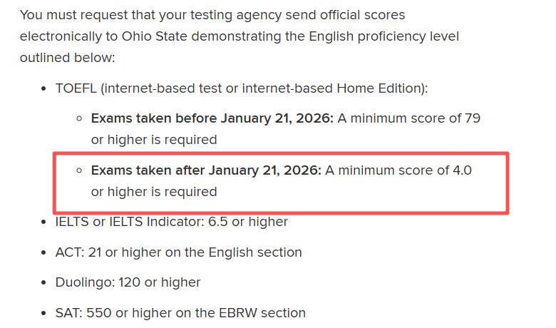 美国热门院校新托福成绩要求盘点！附新托福成绩换算规则解读！
