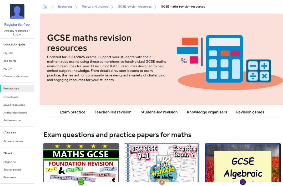 GCSE数学考试备考提分必备资源汇总！考生必看！