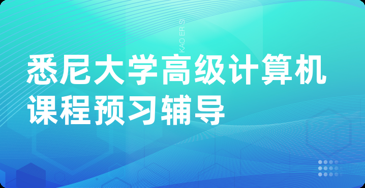 悉尼大学高级计算机课程预习辅导