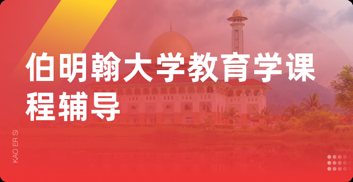 伯明翰大学教育学课程辅导